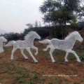 High quality life size iron horse sculpture